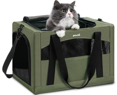Pecute transporteur pour chat avec cadre stable et sécurité renforcée