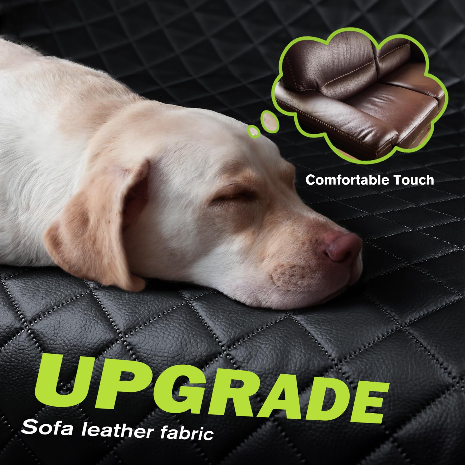 Pecute extension de siège arrière 52-36-24-41: couverture complète et espace libre pour chien.