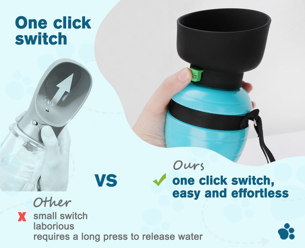Pecute matériau sans BPA, gamelle en silicone et LDPE.