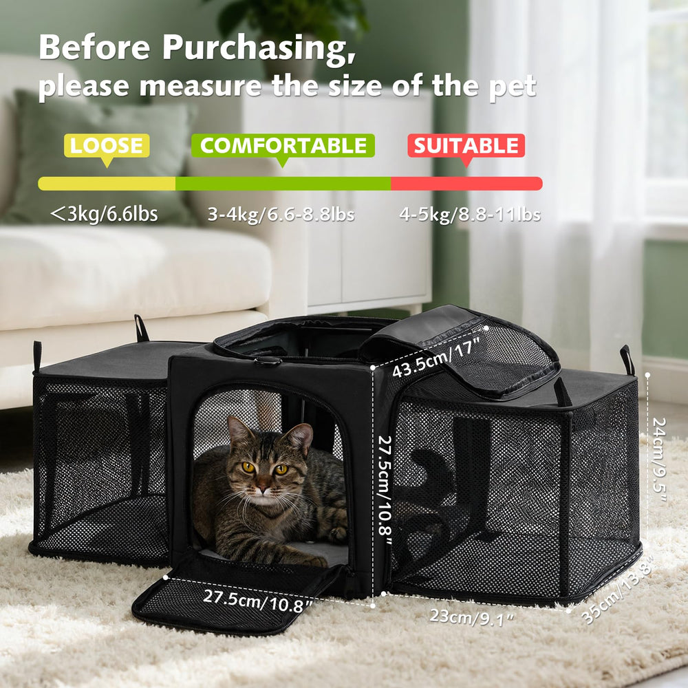 Pecute porte-chat ensemble accessoires coussin et sangle inclus.