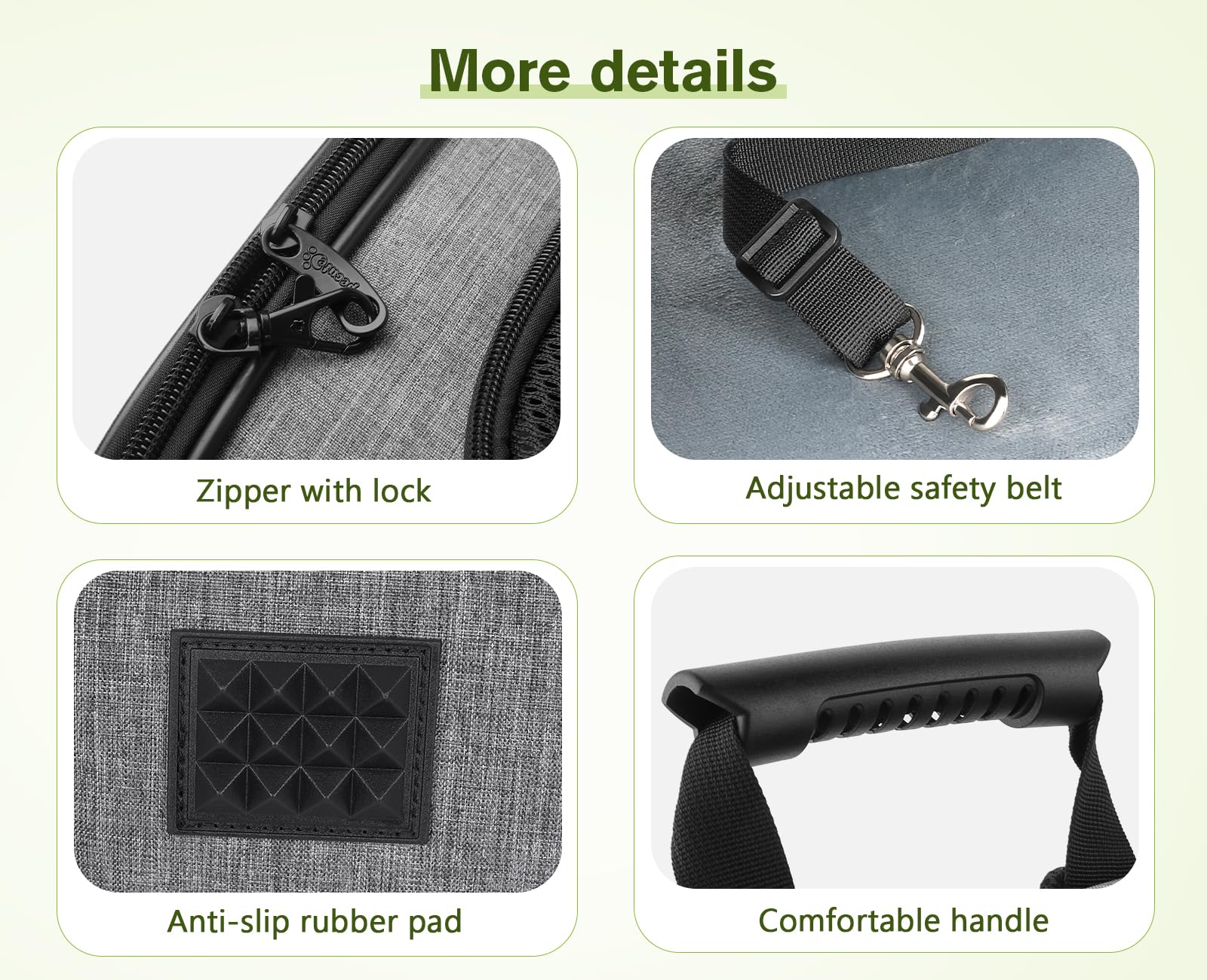 Pecute porte-chat extensible couverture lavable, entretien simple.