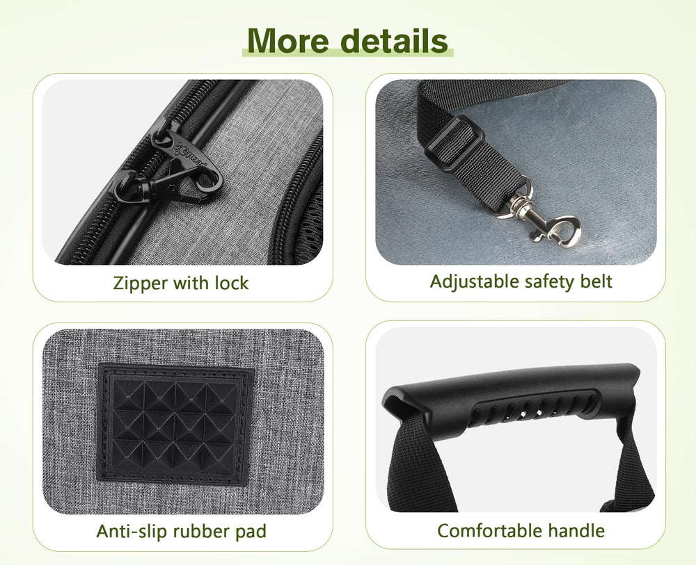 Pecute porte-chat extensible couverture lavable, entretien simple.