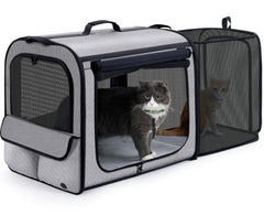 Pecute porte-chien auto léger pour trajets faciles et sûrs