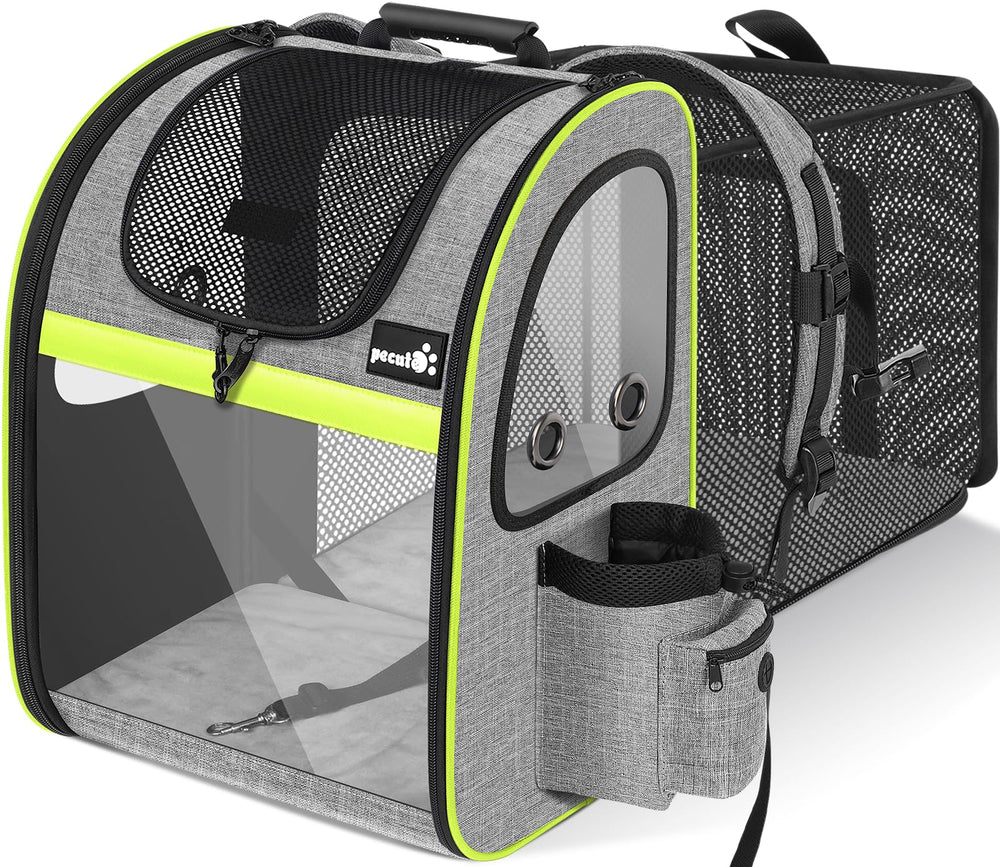 Pecute sac à dos pour animaux avec ventilation efficace et confort.