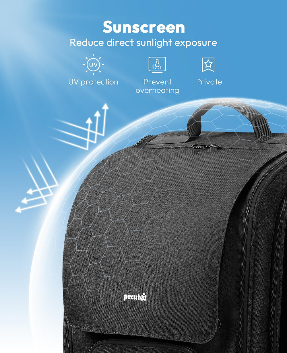 Pecute sac à dos chat pliable se range facilement dans un tiroir