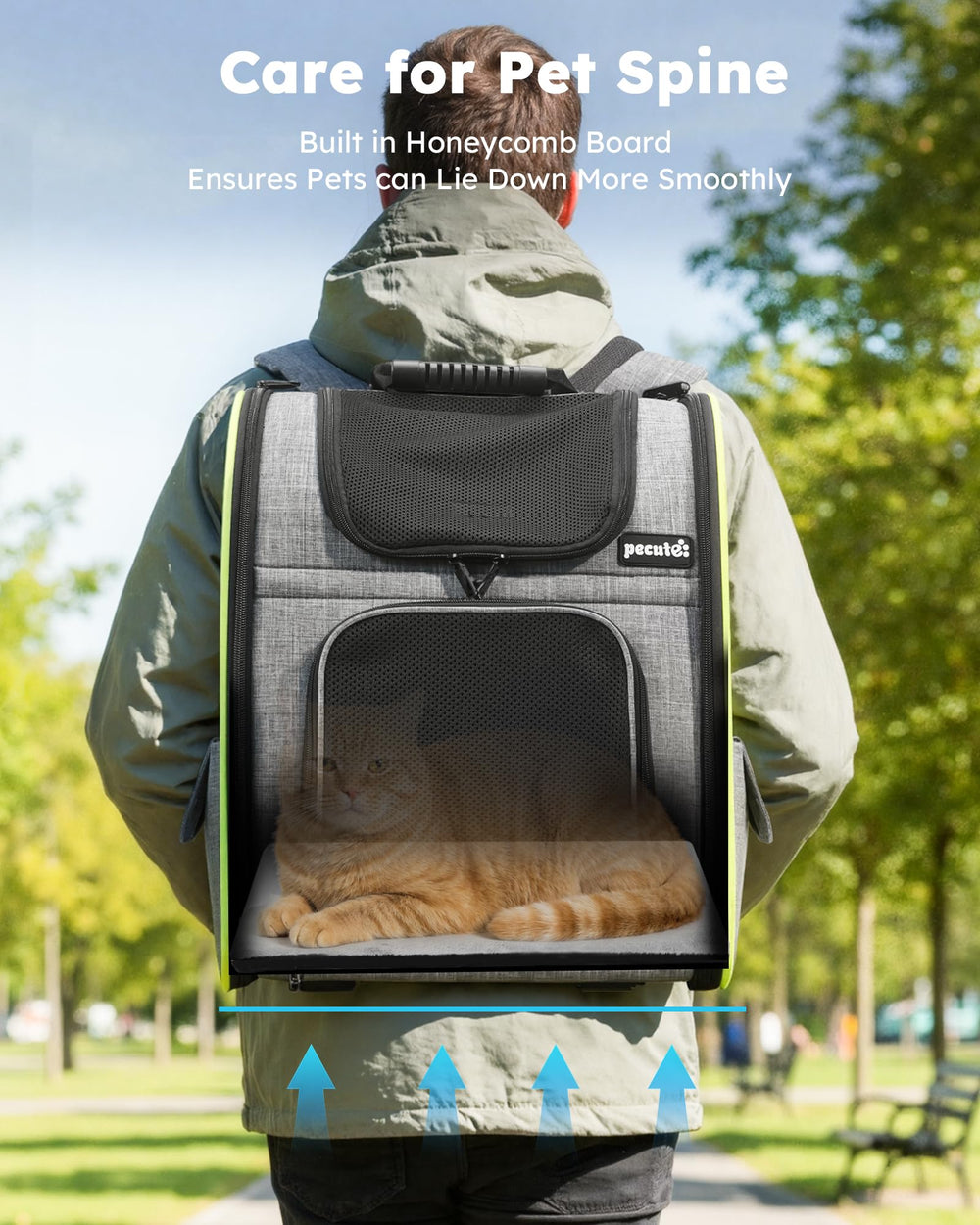 Pecute sac-dos-chat poches rangement simplifie les accessoires.