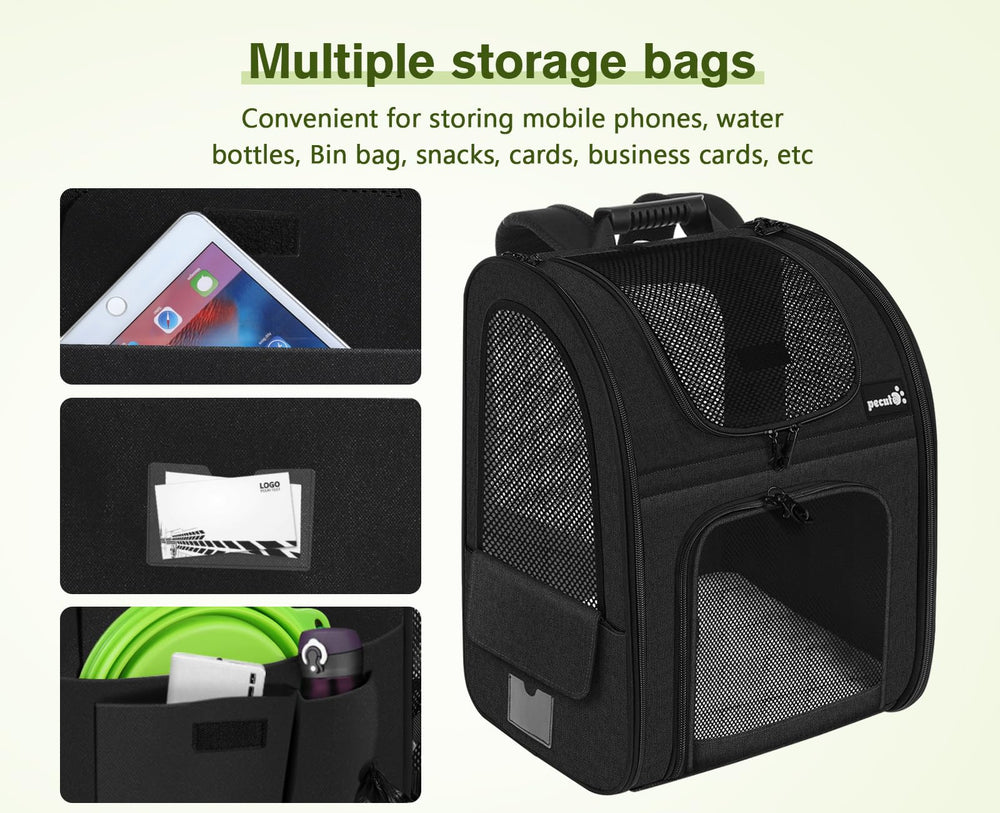 Pecute sac-dos-chat-utilisation-extérieure: idéal pour voyages, randonnées et camping avec votre compagnon.
