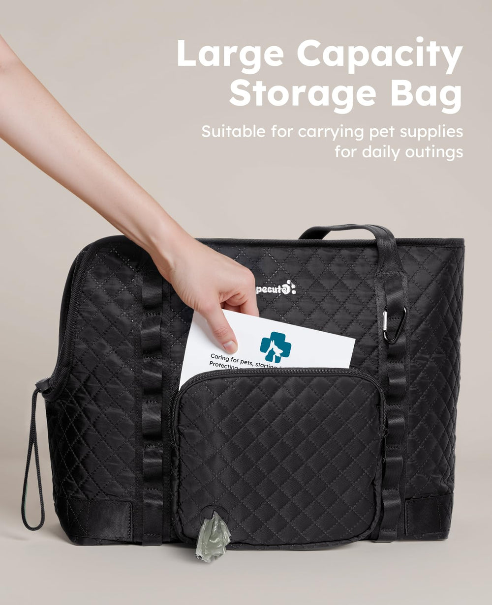 Poches frontales accessibles permettent snacks et accessoires en déplacement.