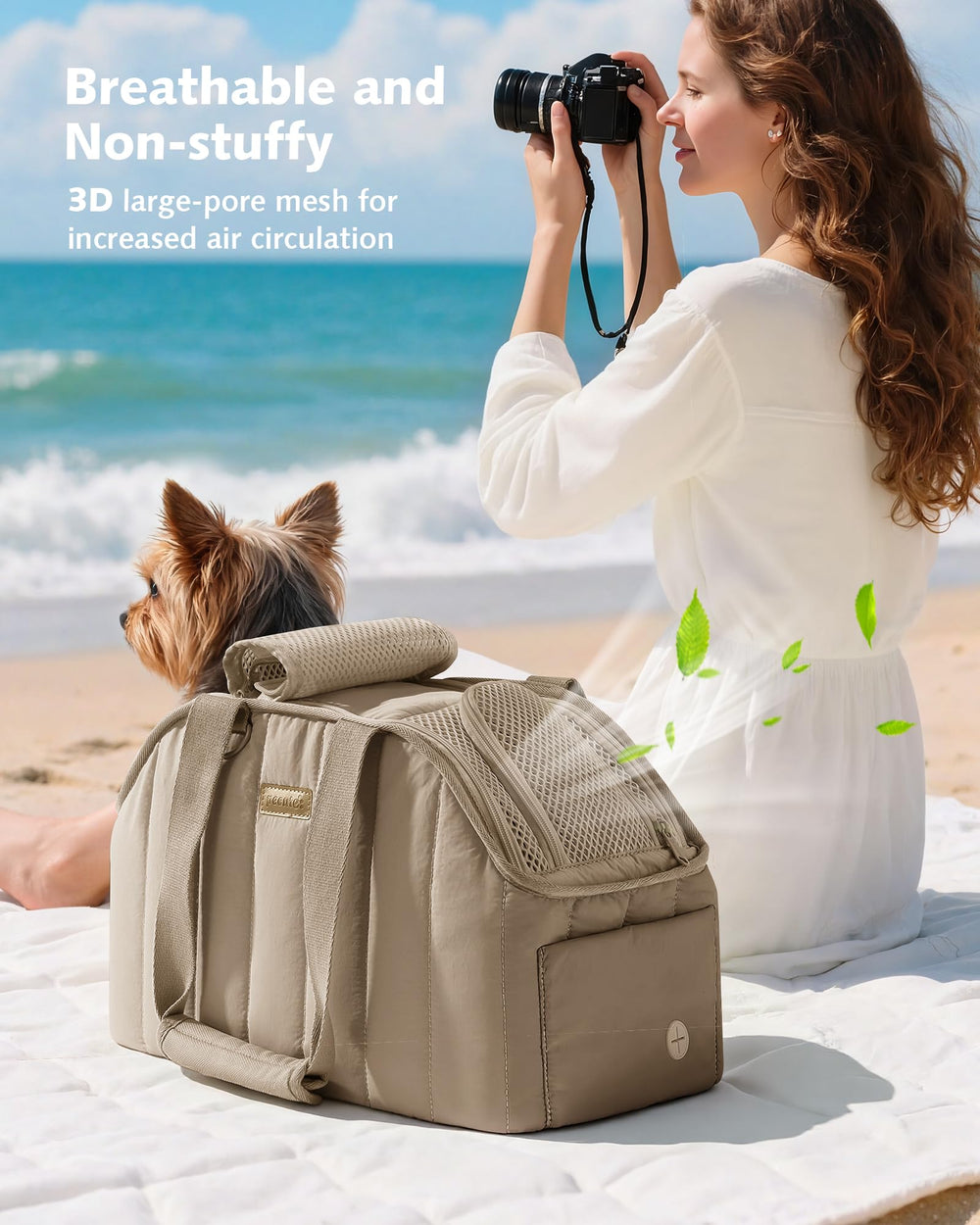 Pecute Sac-porteur-chien poches-grandes: rangements spacieux pour friandises et accessoires.