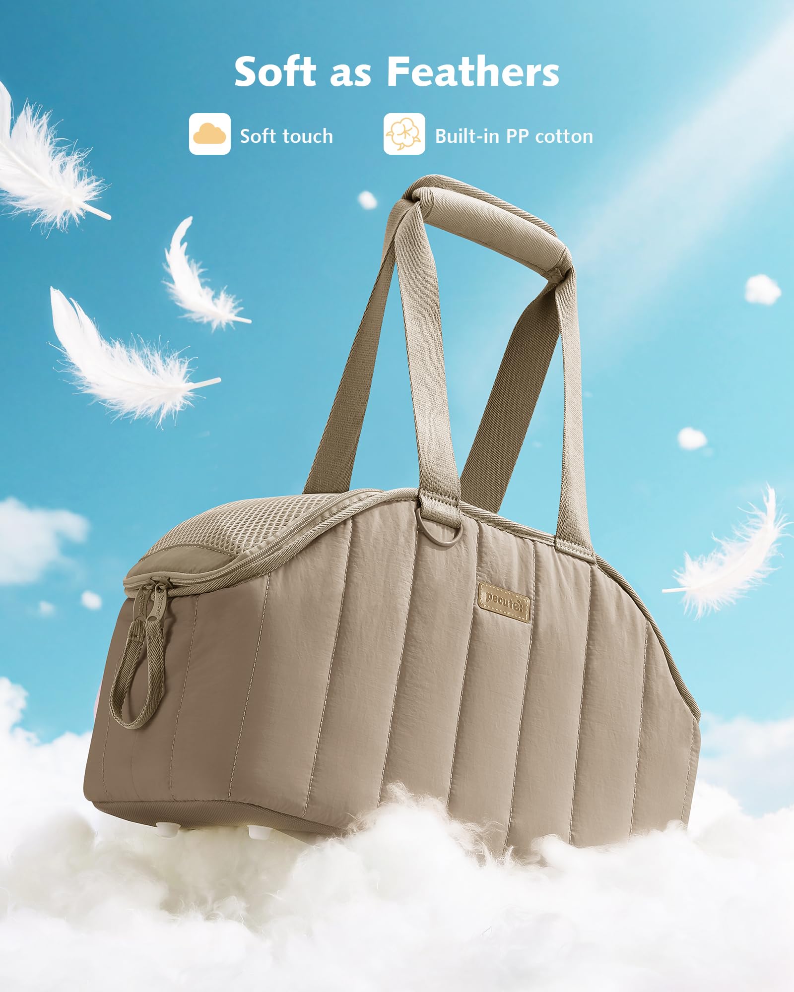 Pecute Sac-porteur-chien sangle-securite: securite renforcee et sangle pratique.