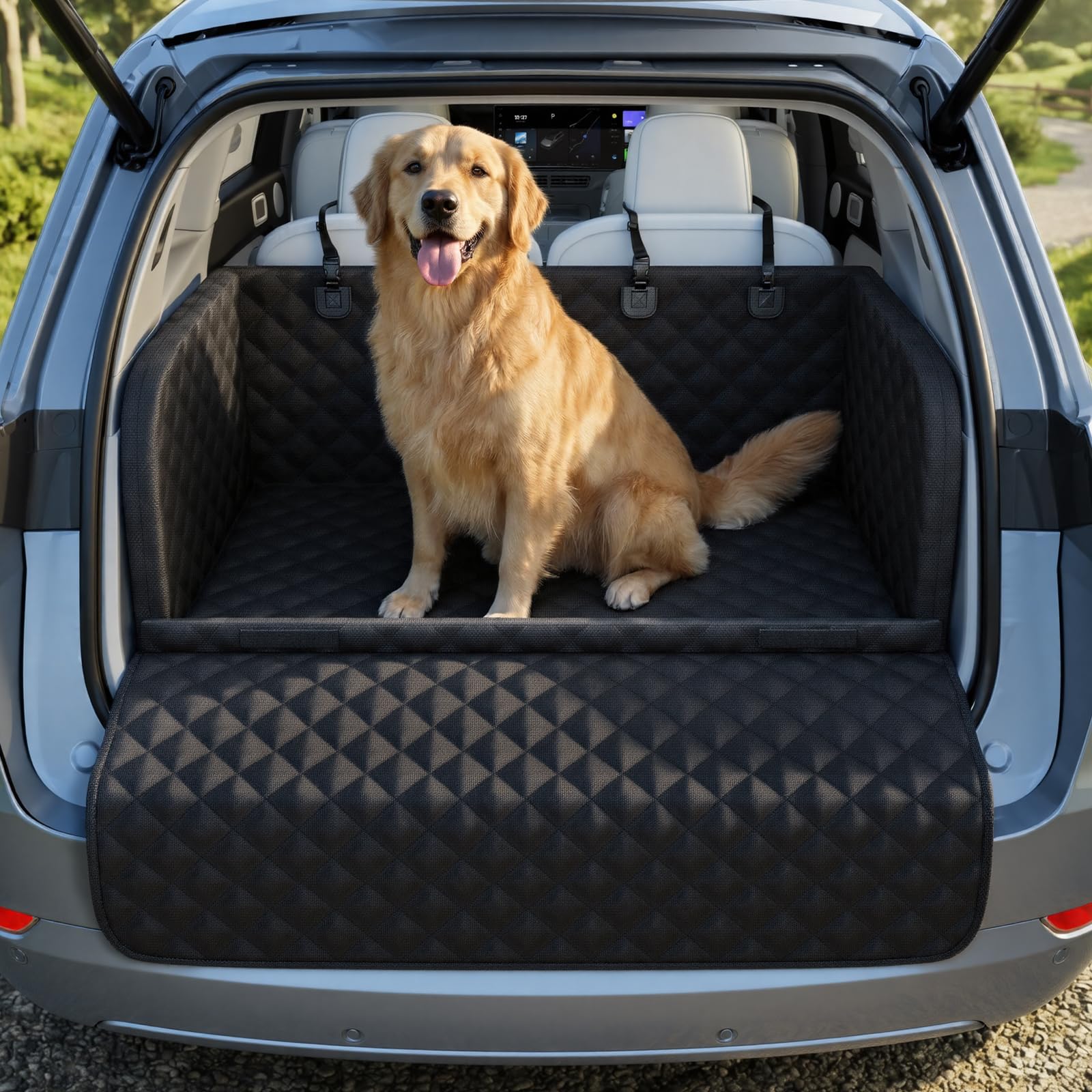 Pecute SUV Cargo Liner 600D imperméable protège l’habitacle des salissures et éclaboussures.