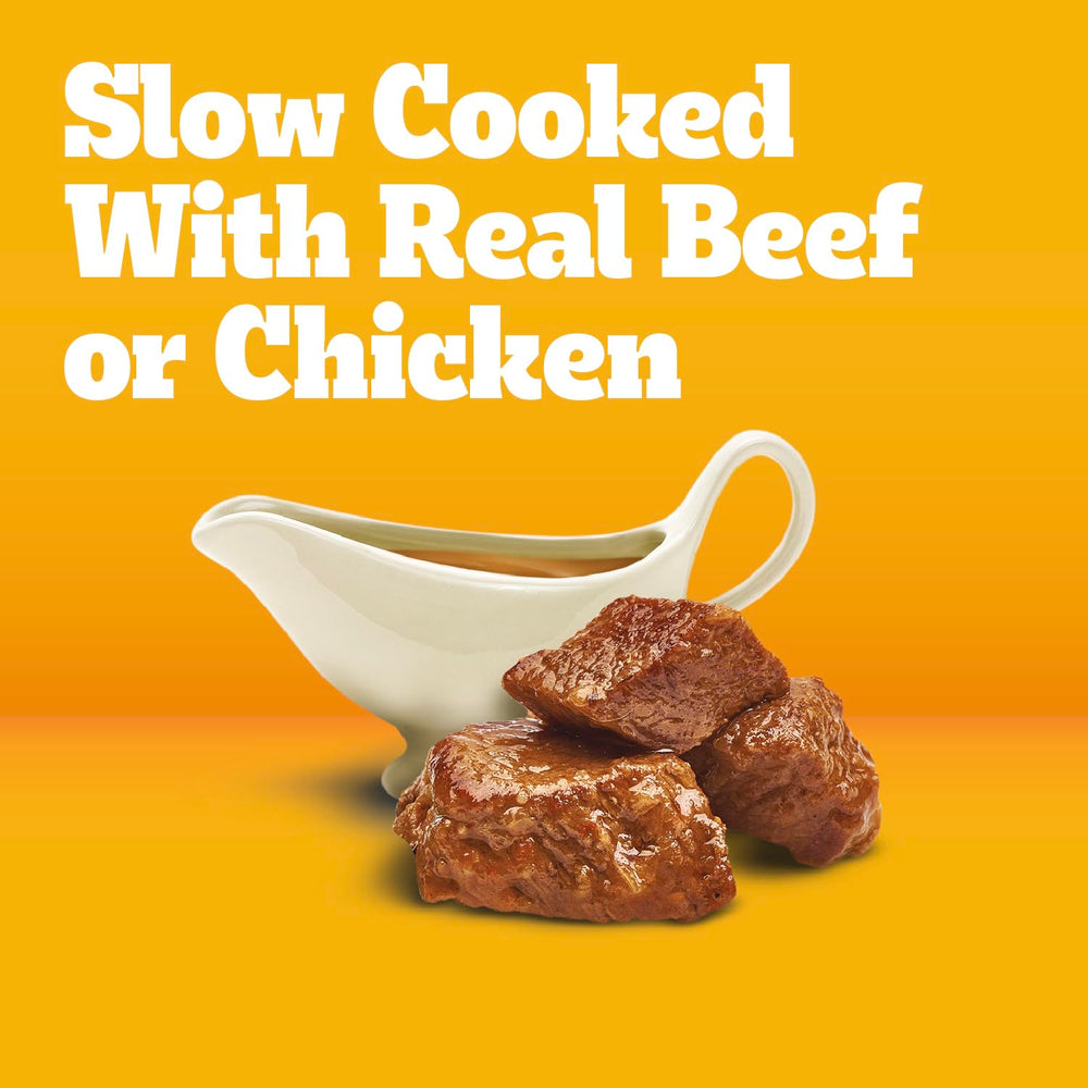 Pedigree Choix en Morceaux dans Sauce – emballage affichant nutrition et protéines de qualité.