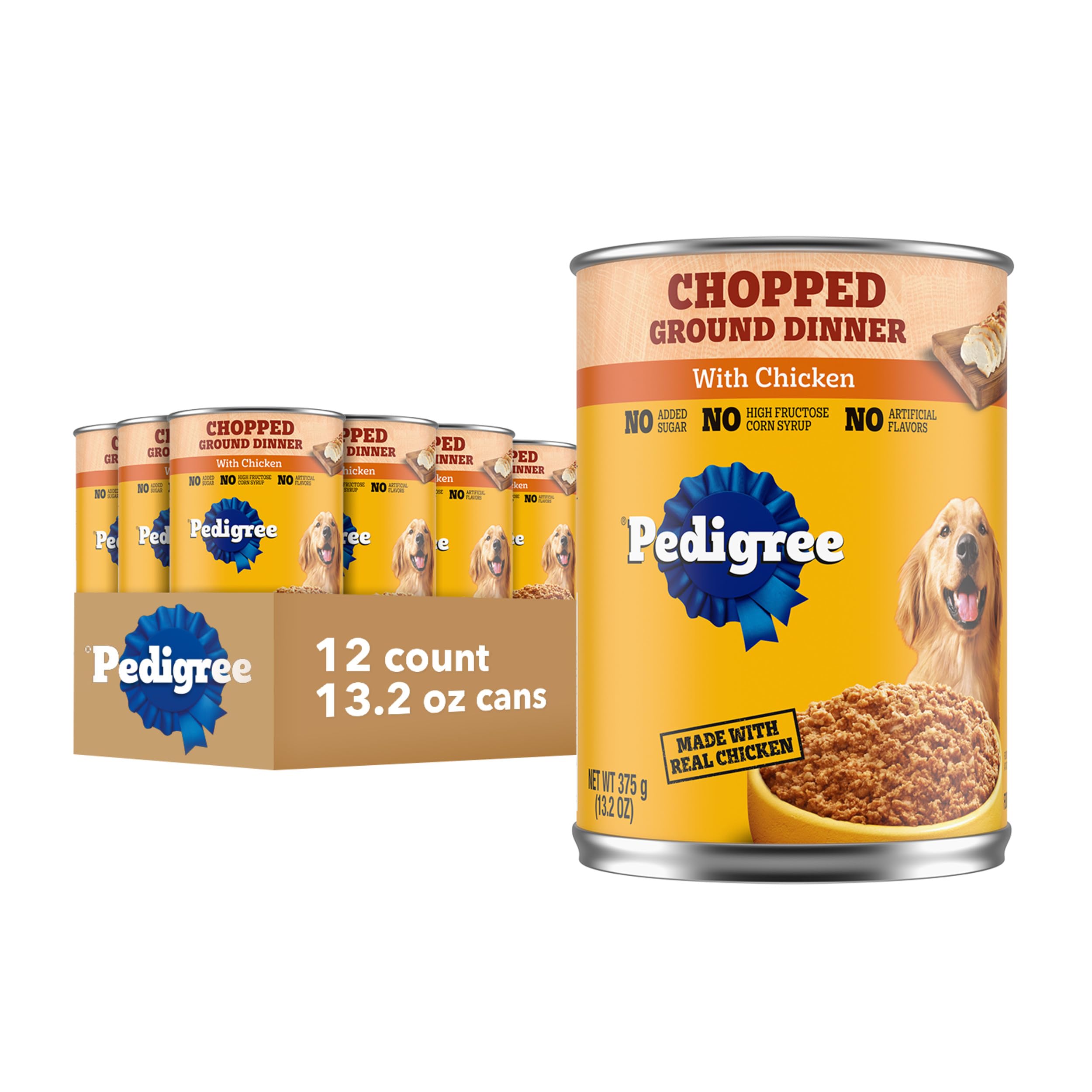 Pedigree Repas Humide Adulte au Poulet, boîte poulet-adulte, repas humide complet.