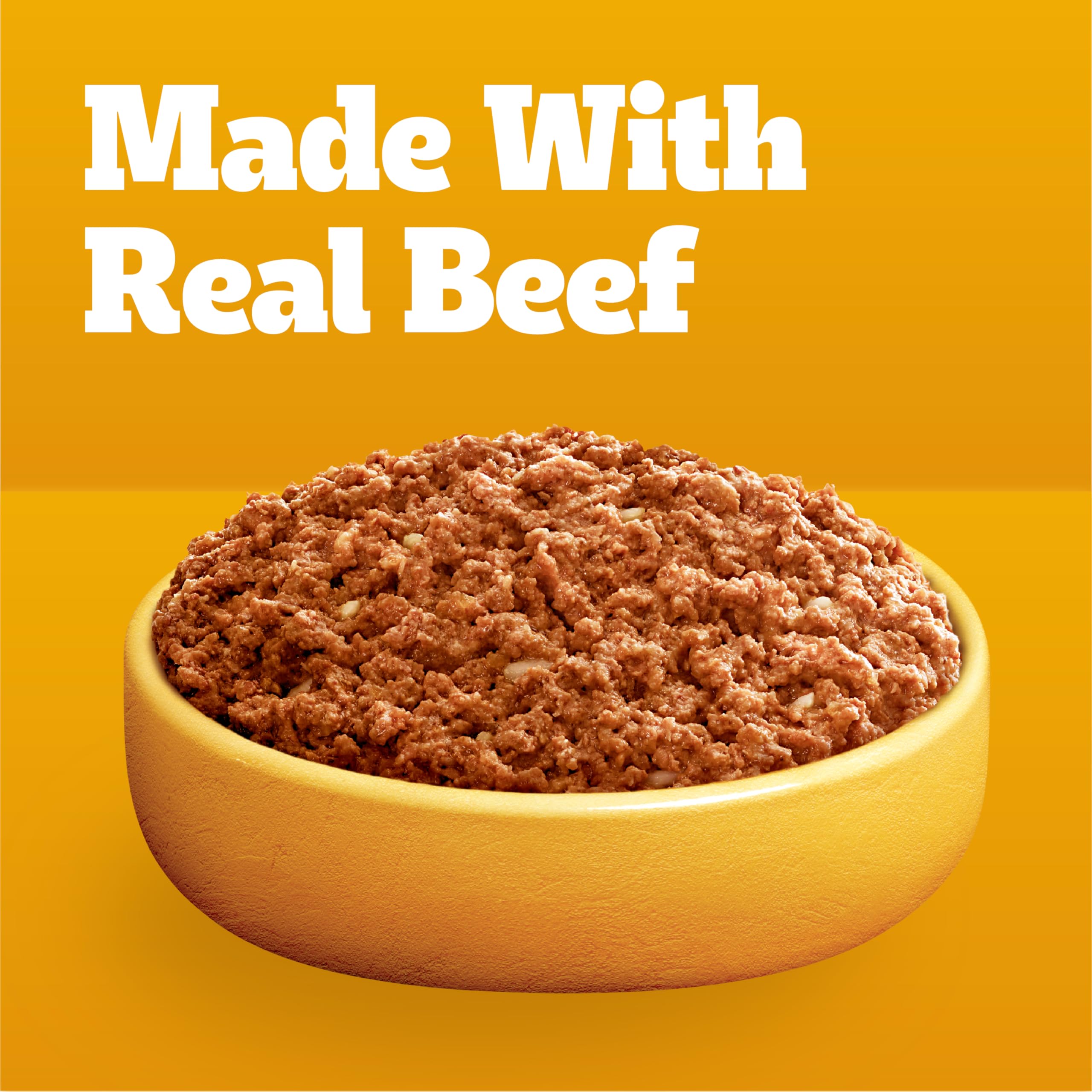 Pedigree Chopped Ground Dinner – servi dans bol, présentation prête à manger