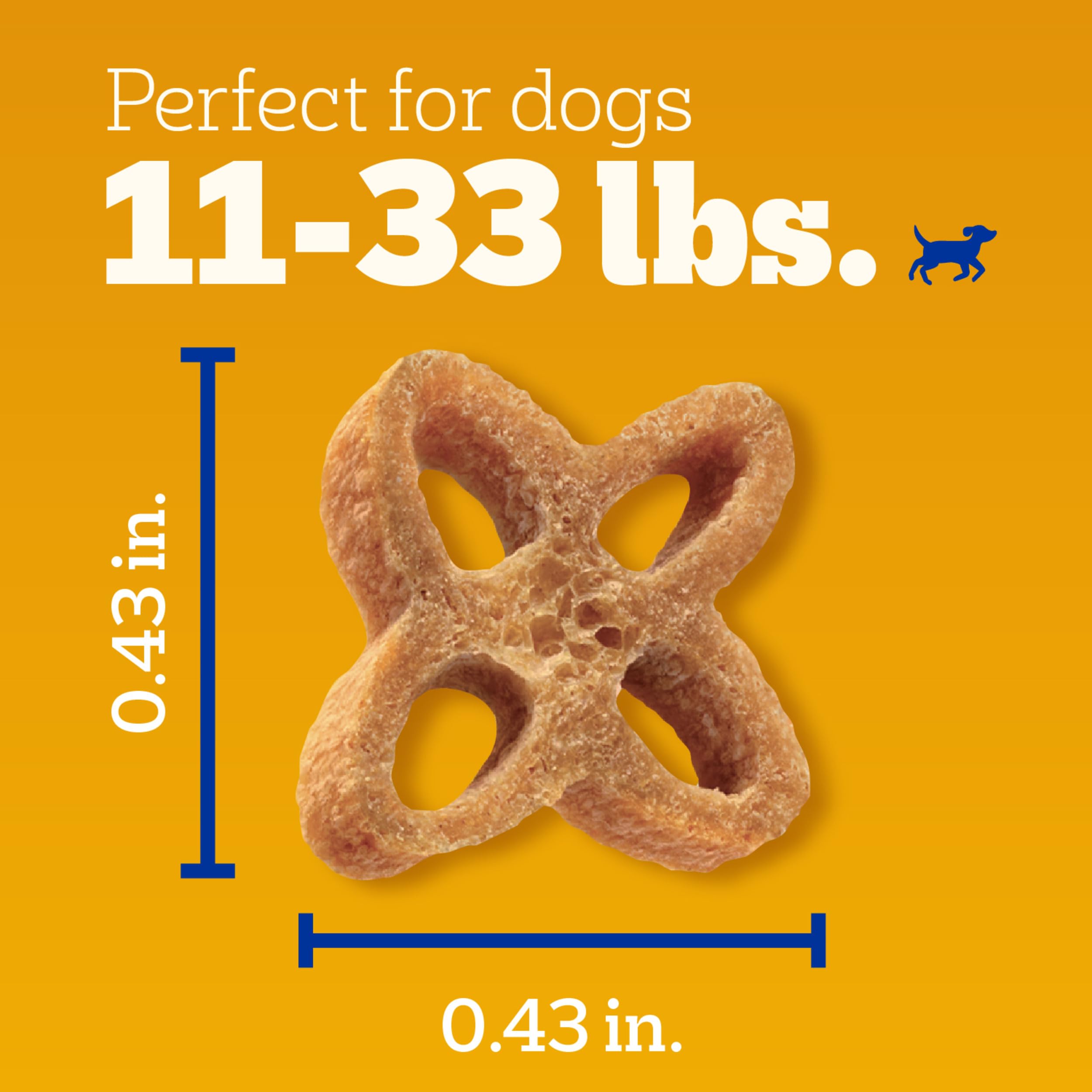 Pedigree Dentastix Chewy Chunx calories faibles, récompense adaptée sans excès.