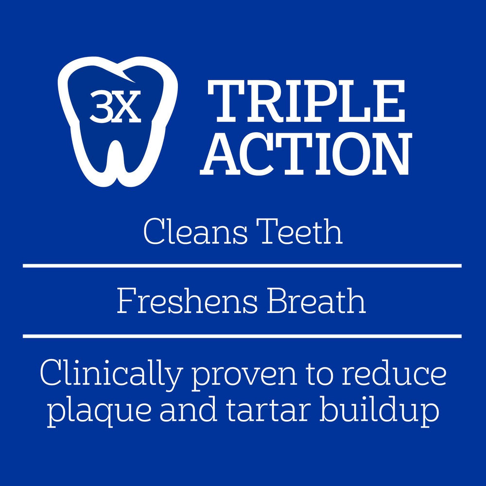 Pedigree Dentastix design en X, nettoyage ciblé des zones difficiles.