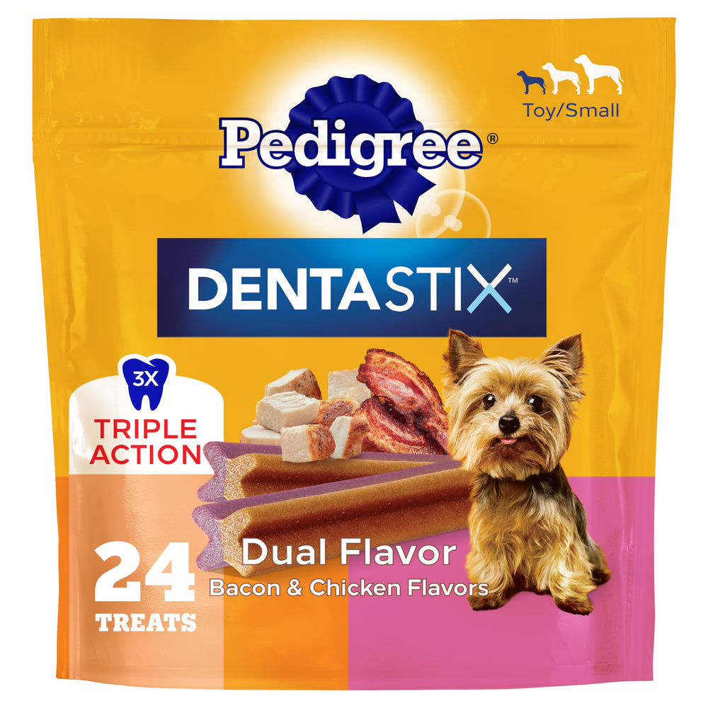 Dentastix Pedigree, formation X, nettoyage ciblé lors du rongement
