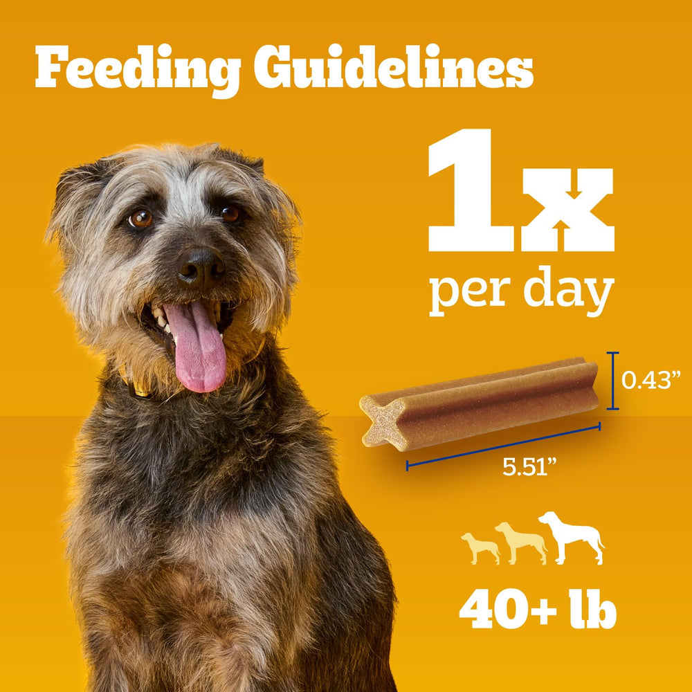Dentastix Pedigree, emballage pratique de 1,66 lb pour la routine quotidienne