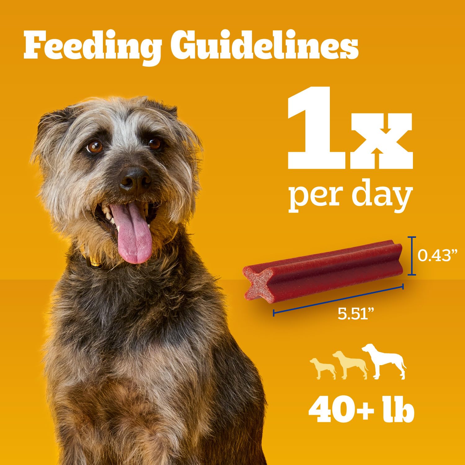 Récompense savoureuse pour l’entraînement avec Pedigree Dentastix.