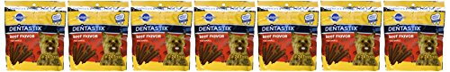Dentastix Pedigree texture croquante pour mâcher et nettoyer entre les dents.