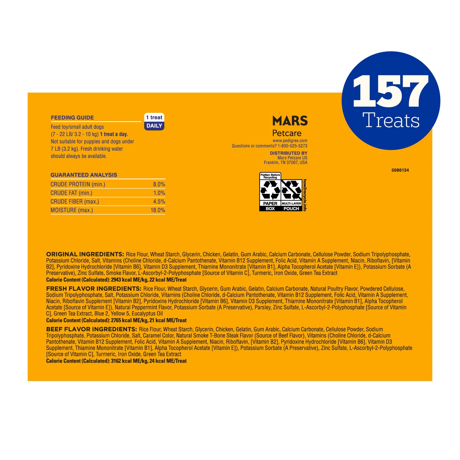 Conçues pour petites races pesant 7 à 22 livres, format pratique.
