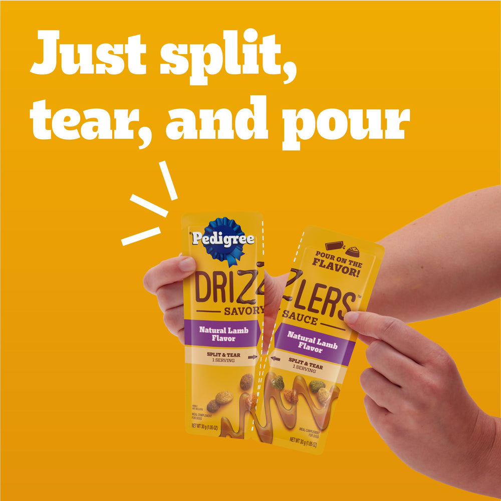 Pedigree Drizzlers ingrédients sans arômes artificiels pour une option naturelle