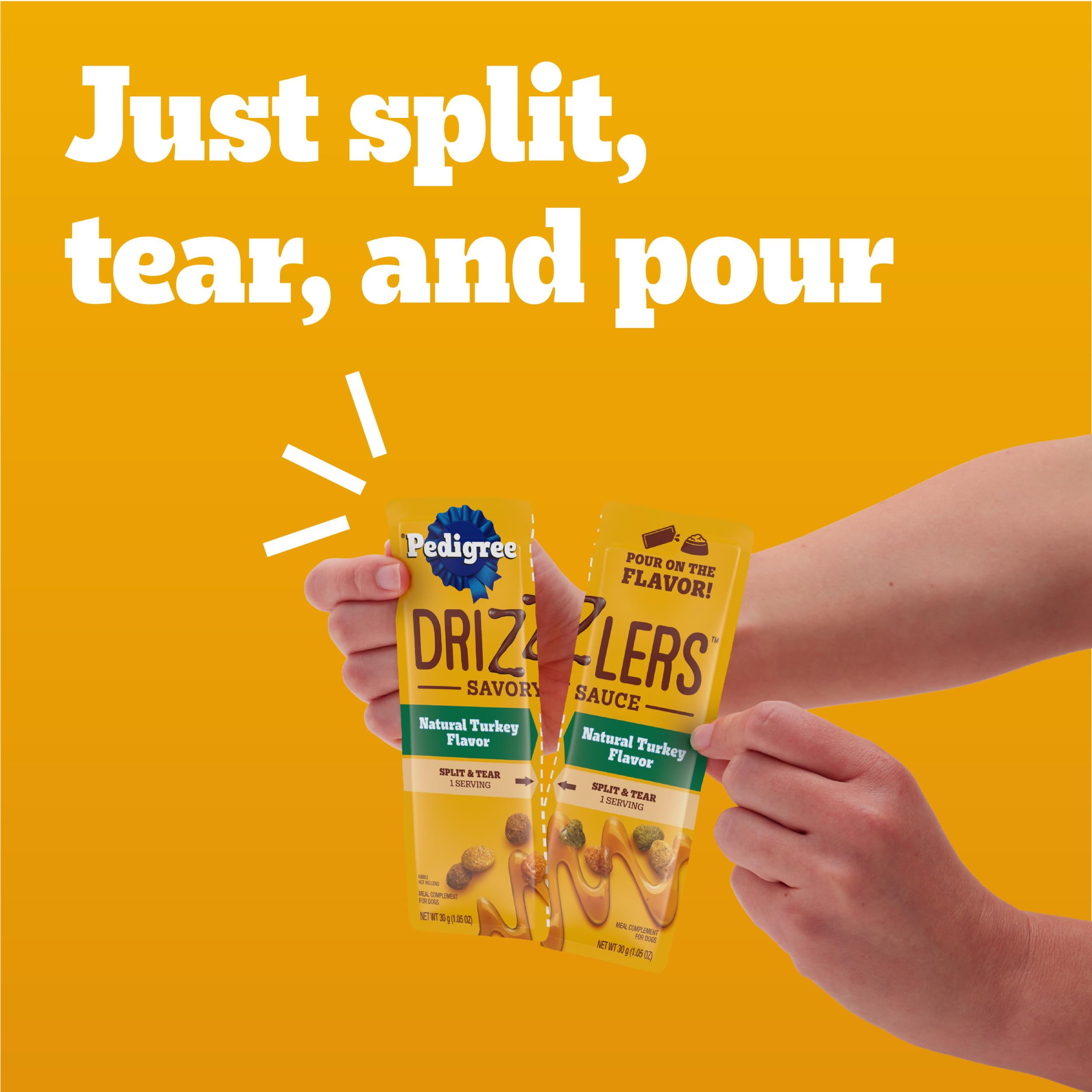 Pedigree Drizzlers sauce dinde en sachet de 60 g