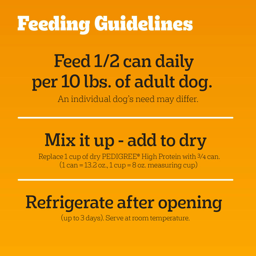 Pedigree Haute Protéine: alimentation quotidienne pratique et équilibrée