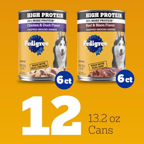 Pedigree Haute Protéine: bol servi, repas prêt à savourer