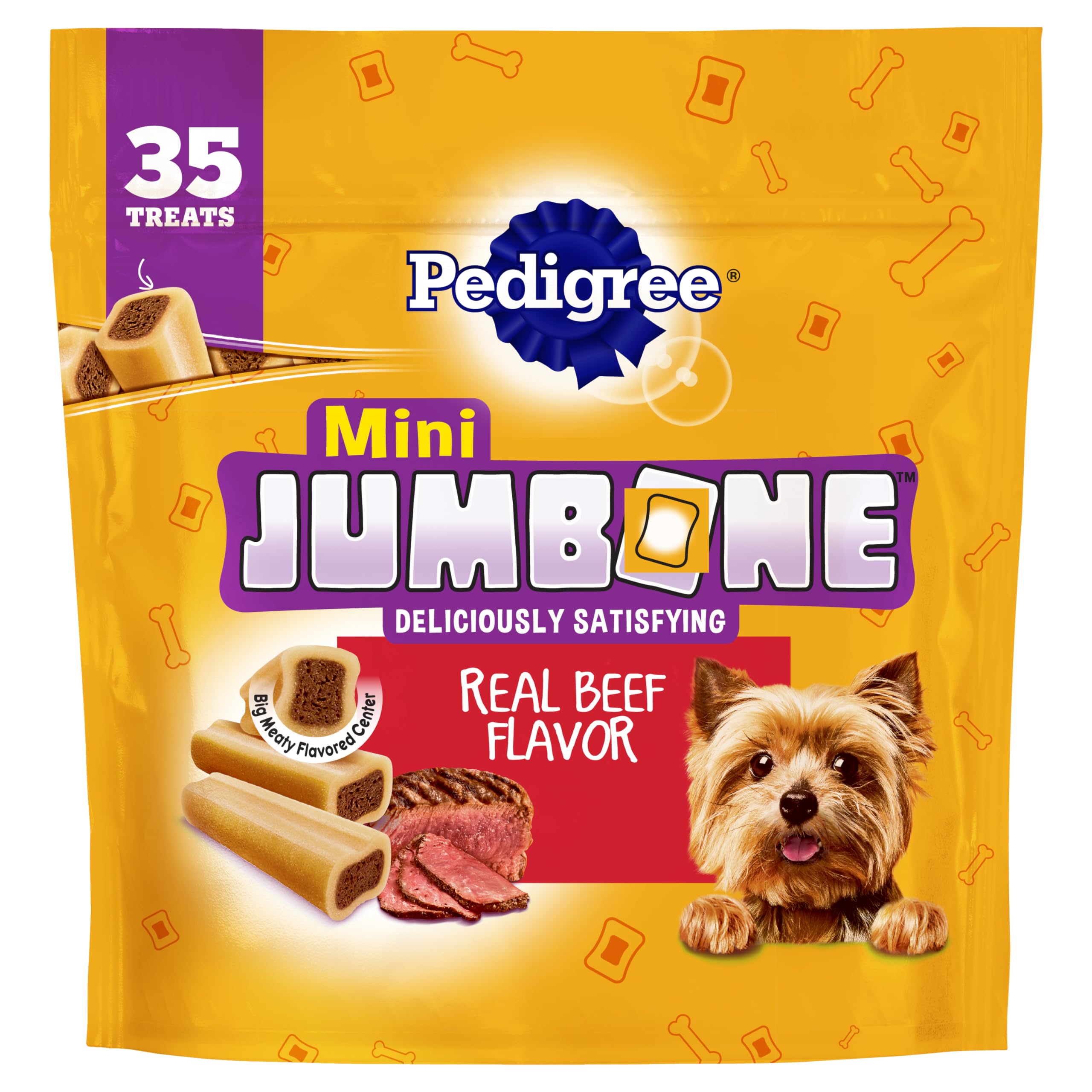 Pedigree Mini Jumbone coque boeuf – récompense idéale pour entraînement des chiens