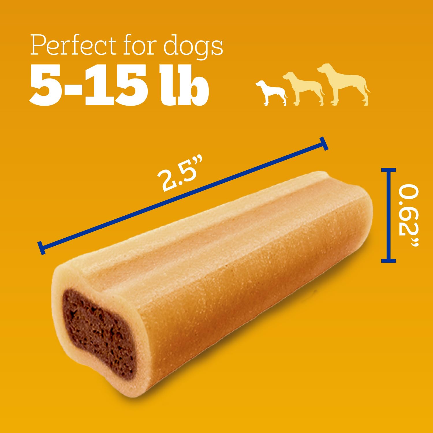 Pedigree Mini Jumbone longue-duree – friandise qui dure pour récompenser durablement