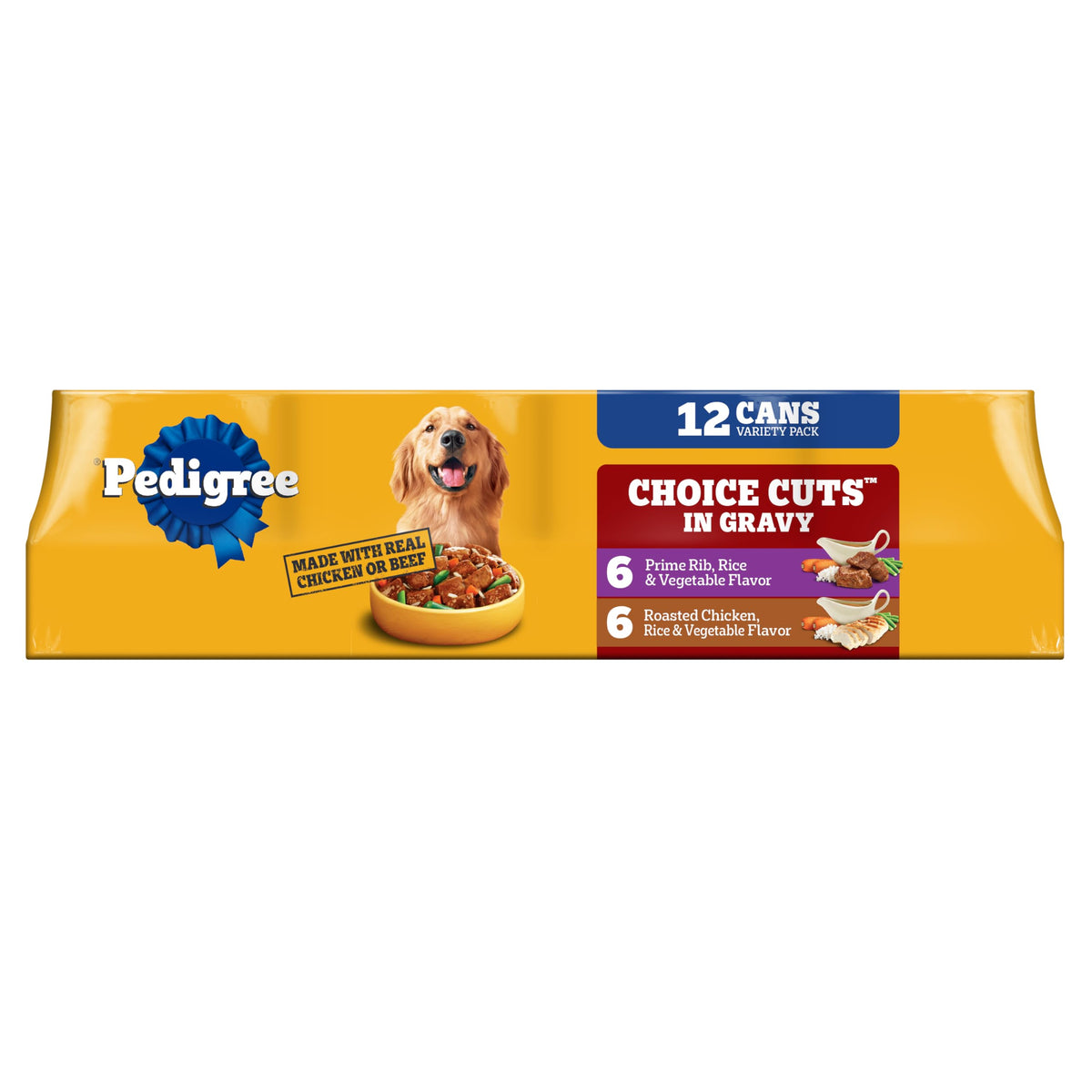 Pedigree Morceaux Choisis Dans Sauce Au Jus Boîte: repas savoureux pour chien adulte.