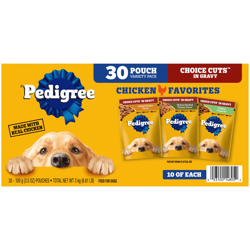 Pedigree Morceaux Choisis dans Sauce: repas appétissant pour chien adulte
