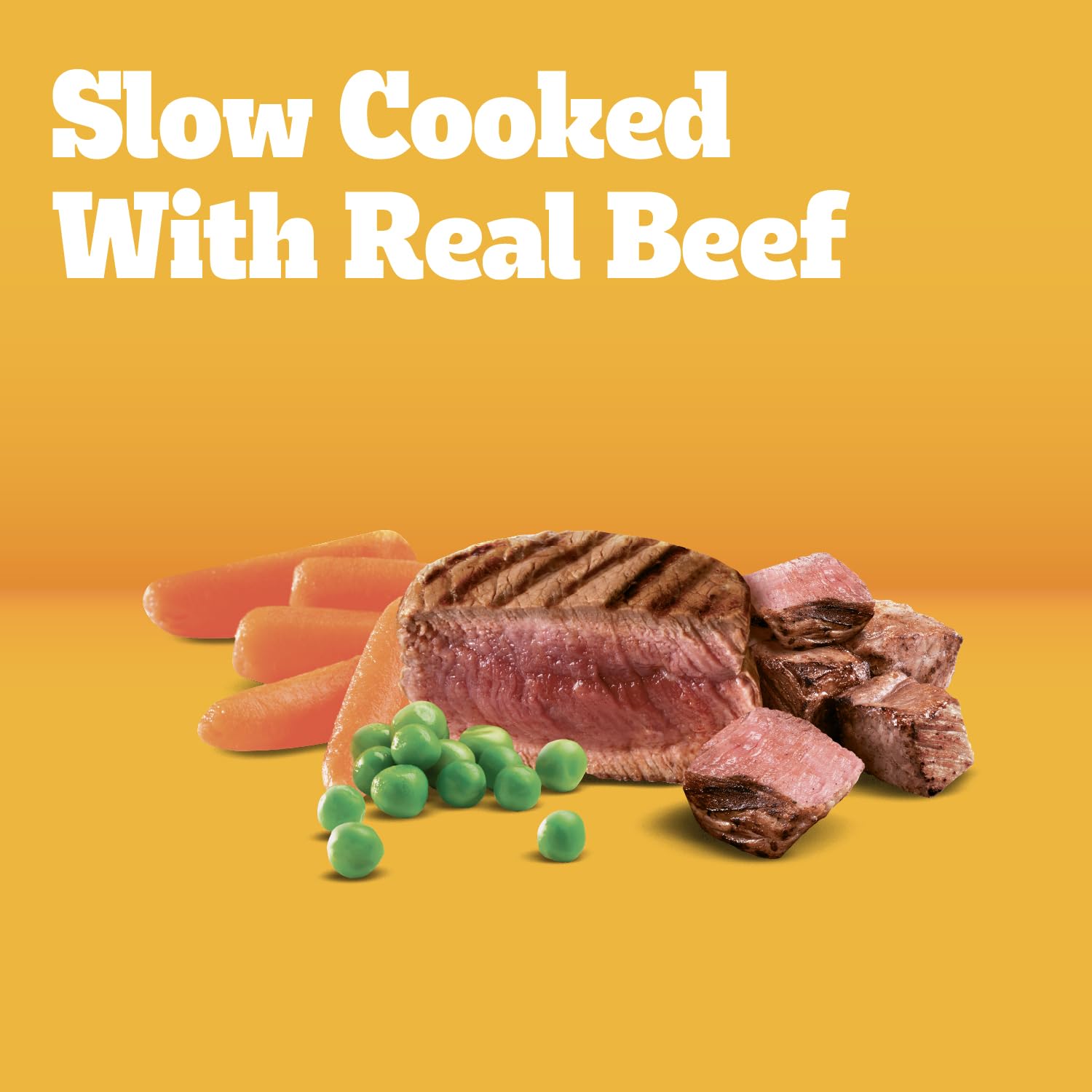 Pedigree Petits Chien Legumes : légumes savoureux complétant la saveur de steak.