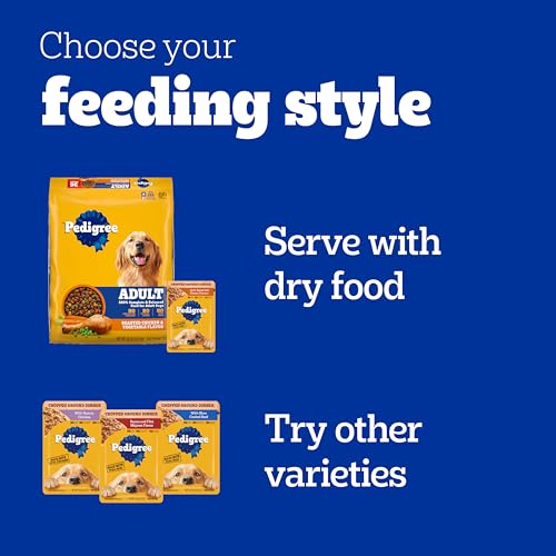 Pedigree Chopped Ground Dinner, poche polyvalente comme repas ou complément à croquettes.