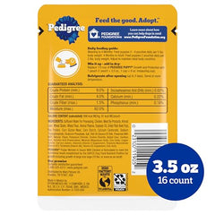 Emballage Pedigree – sachets prêts à l'emploi pour chiots