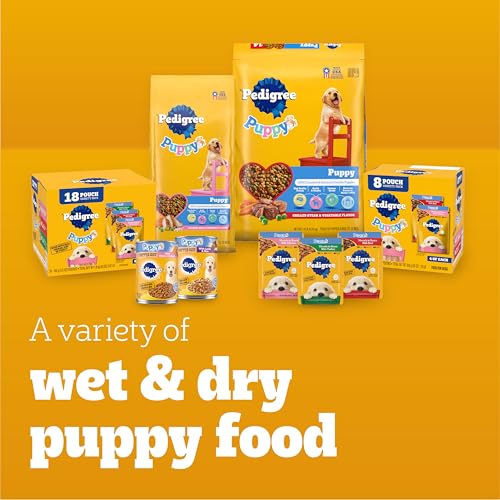 Lot de 8 sachets Pedigree Puppy Morsels en sauce pour chiots