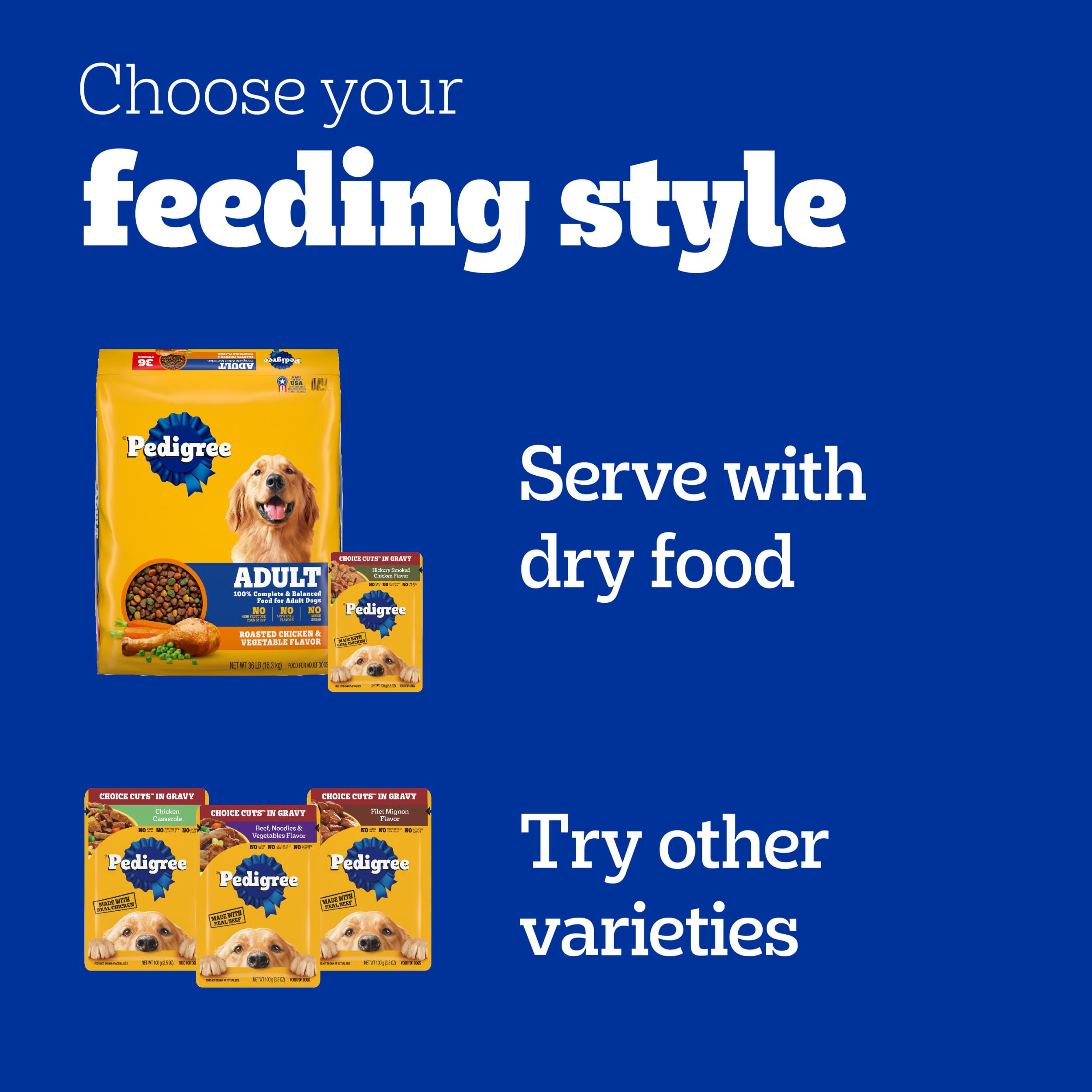 Pedigree Sans sucre ajouté: sans sucre, goût naturel