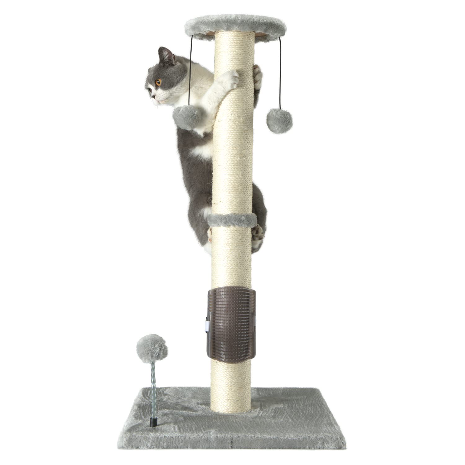 Grattoir vertical PEEKAB en sisal de 32 pouces pour chats.