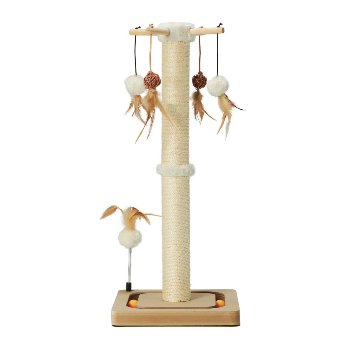 PEEKAB poteau grattage en sisal 27 pouces pour chats actifs, pratique et durable