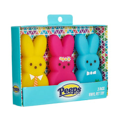 Peeps Pets lapin rose en vinyle, jouet sûr et amusant pour chien.