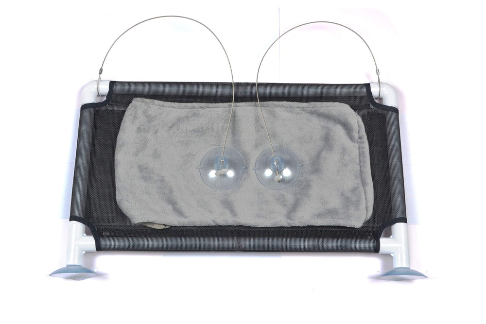 PEFUNY Hamac Fenêtre – tissu imperméable, facile à nettoyer et sèche rapidement.