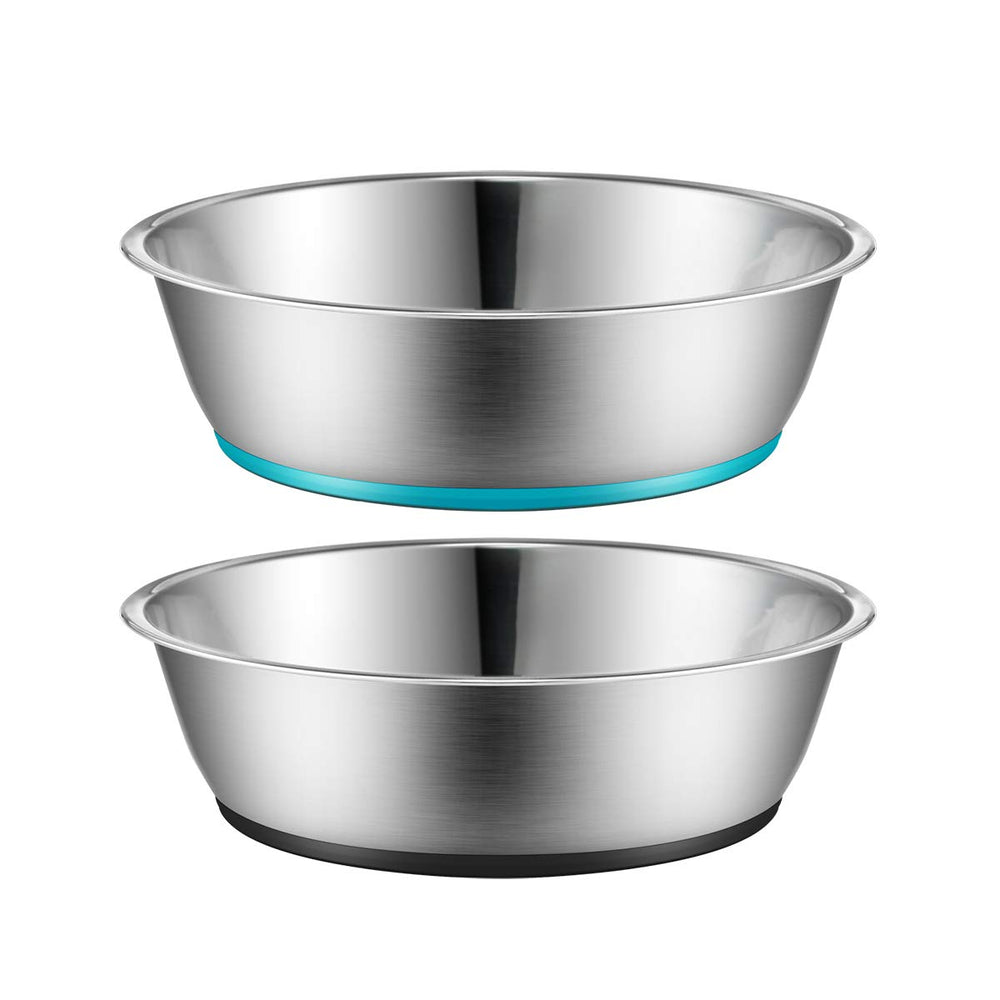 Bols PEGGY11 pour chat en inox, capacité 1,8 tasse, ensemble de 2 pièces.