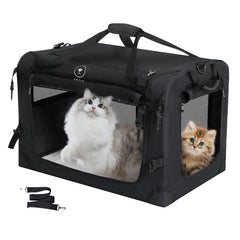 PEGIC Grand Sac Chat – cadre métal robuste pour voyages stables et sécurisés.