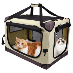 Porte-chat PEGIC avec structure métallique robuste pour voyages sûrs.