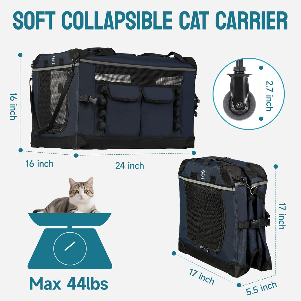 PEGIC sac-chat fenêtres en mailles pour surveillance facile