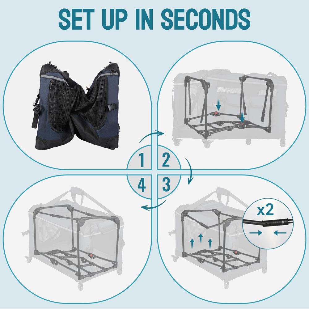PEGIC sac-chat pliable pour rangement compact et pratique
