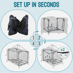 PEGIC sac-chat pliable pour rangement compact et pratique