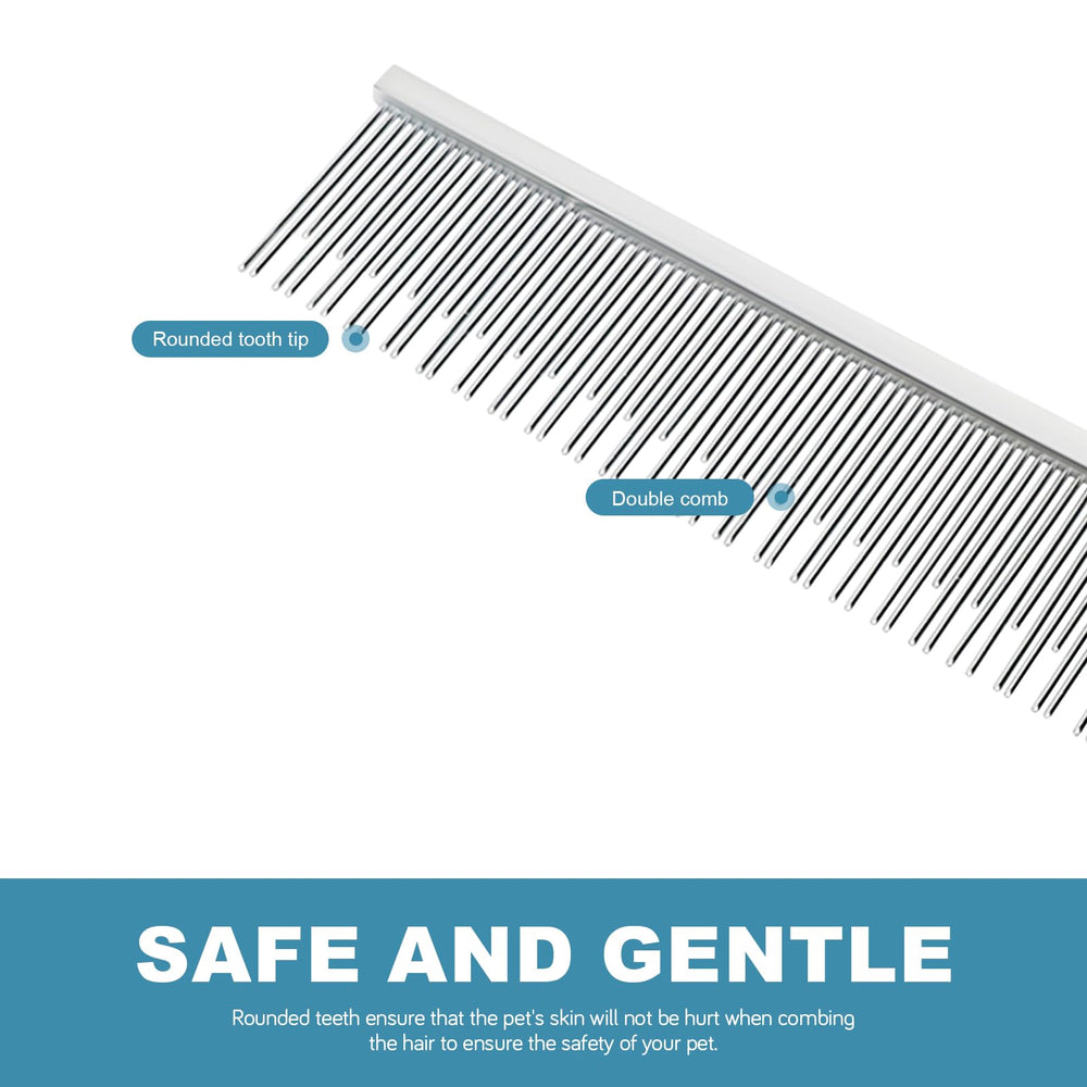 Peigne inox Animaux – démêlage efficace sur nœuds et pelage.