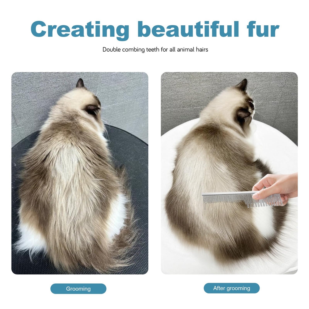 Peigne inox Animaux – outil polyvalent pour chien et chat.